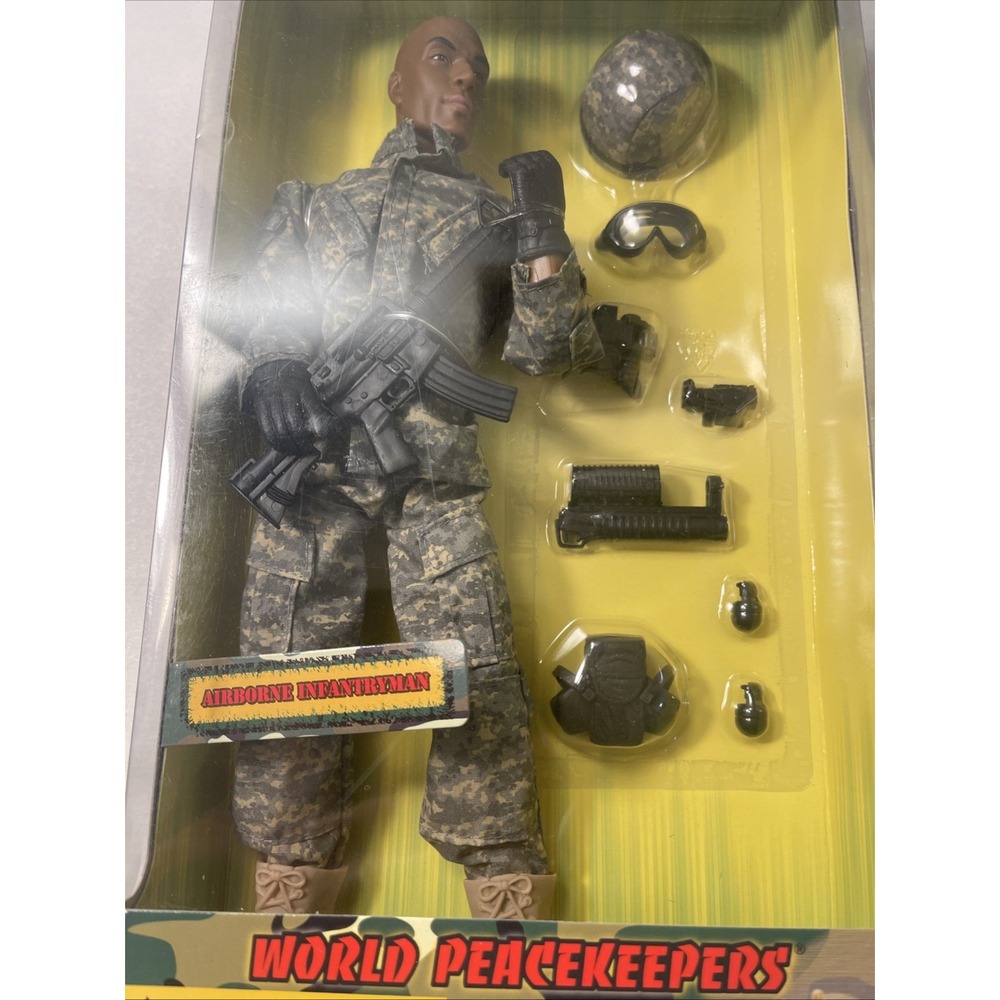 Power Team Elite World Peacekeepers 12" Airborne Infantryman AA Figure New - Picture 5 of 15